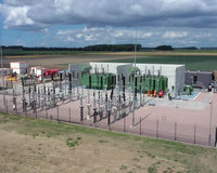 Transformatorstation Windplan Groen in gebruik