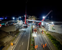 Liggers viaduct A28 bij Wezep geplaatst