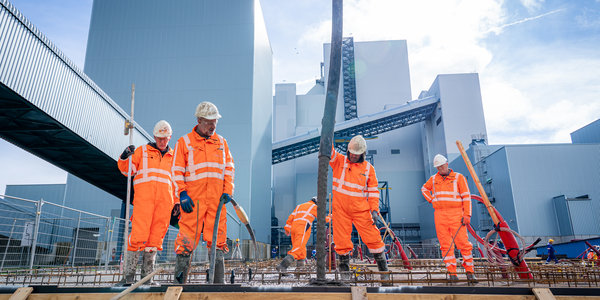 Bouw 110 batterijfundaties RWE