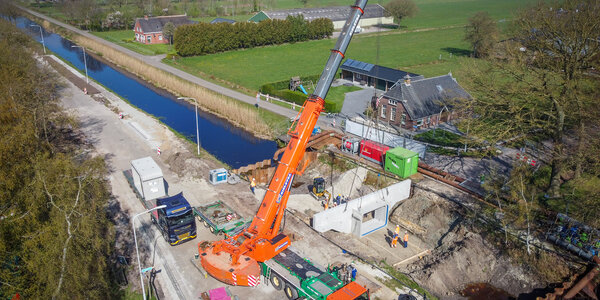 Vervanging brug Klauwertswei Frieschepalen